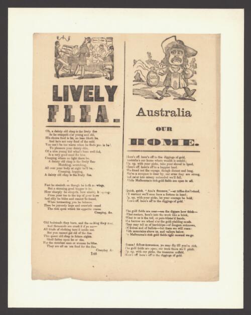 Lively flea ; Australia, our home
