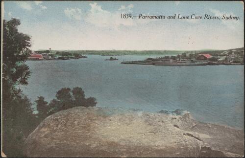 Parramatta River and Lane Cove River, Sydney, approximately 1920