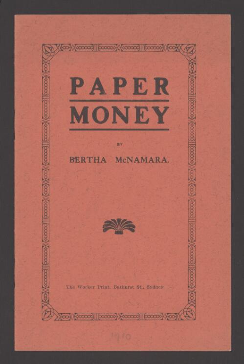 Paper money / by Bertha McNamara