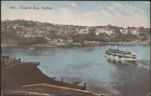 View of Neutral Bay, New South Wales, approximately 1915