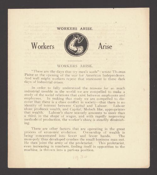 Workers arise