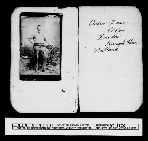 Diary of Alexander Turner (as filmed by the AJCP) [microform] : [M1131], 1883