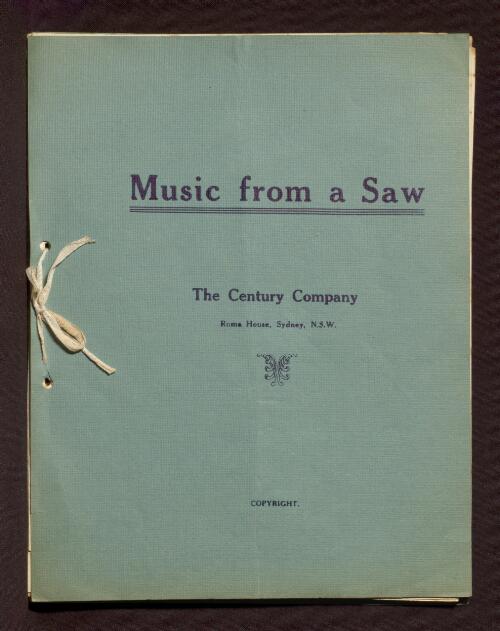 Music from a saw / the Century Company