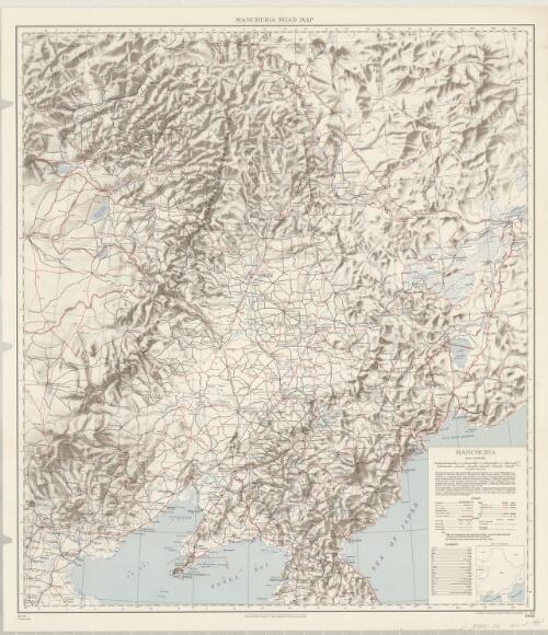 Manchuria road map [cartographic material] / prepared by the Army Map Service