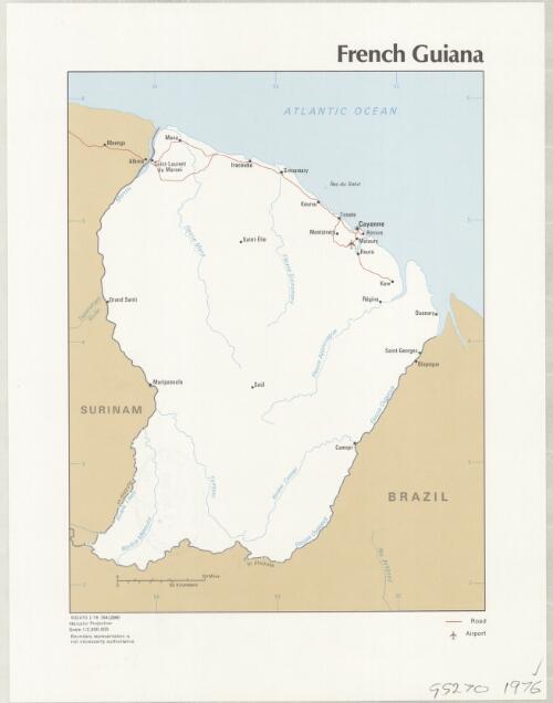 French Guiana [cartographic material]