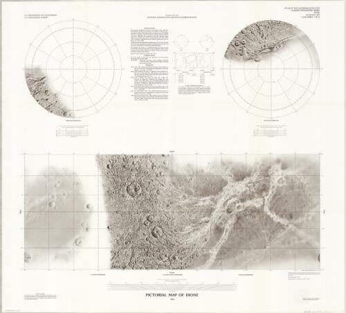 Pictorial map and controlled photomosaic of Dione [cartographic material] / U.S. Department of the Interior, U.S. Geological Survey ; prepared for the National Aeronautics and Space Administration