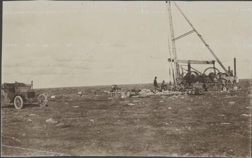 Neaylon's boring party, Nullarbor Plain, South Australia, September 1914 / Alexander Lorimer Kennedy