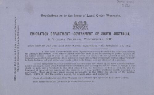 [Emigration leaflets : South Australia, Canada]