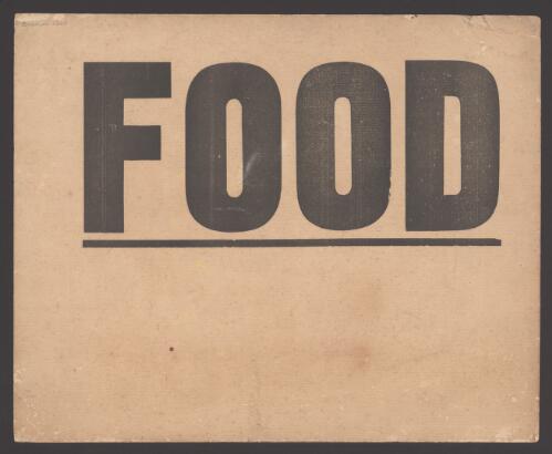 SOS : food