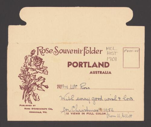 Portland, Australia : Rose souvenir folder