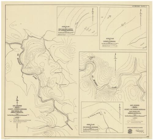 Map showing reefs vicinity Turners workings Mount Broome area Kimberley Goldfield, W.A. [cartographic material] / Aerial, Geological and Geophysical Survey, Northern Australia