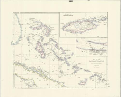 Map of the Bahama Islands, from official documents / compiled by John Arrowsmith