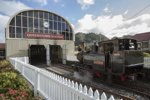 West Coast Wilderness Railway's Mount Lyell No. 3 Abt class steam locomotive entering Queenstown Station, Tasmania, 10 August 2019 / Greg Power