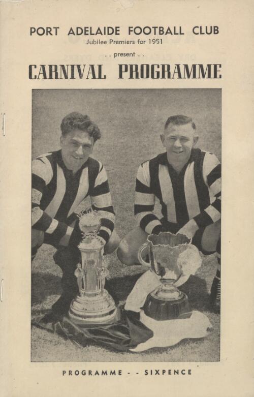 [Australian Rules Football : programs and invitations ephemera material collected by the National Library of Australia]