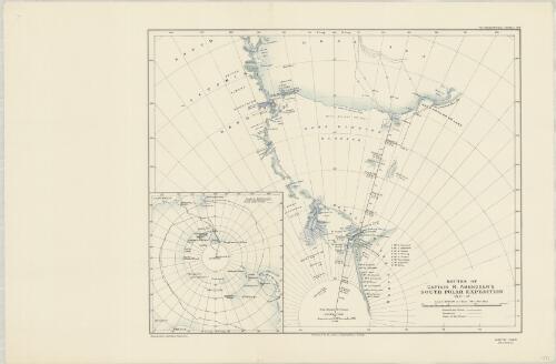 Routes of Captain R. Amundsen's South Polar Expedition, 1911-1912 [cartographic material]