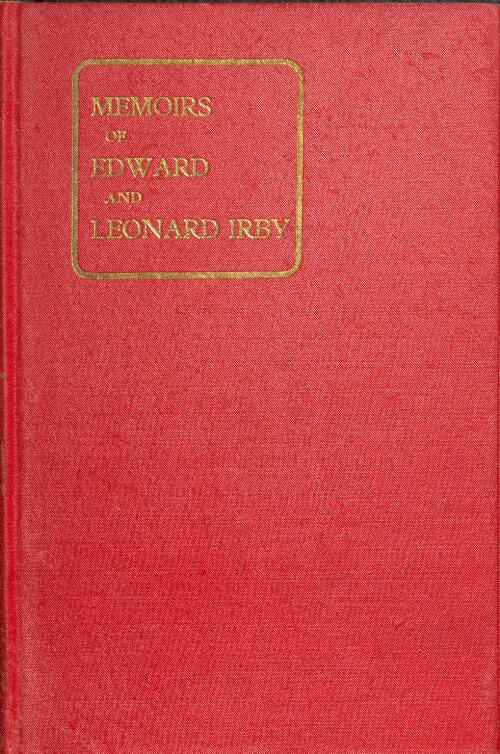 Memoirs of Edward and Leonard Irby, 1841