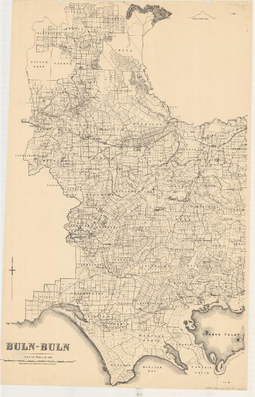 Buln Buln [cartographic material] / lithographed at the at the Department of Lands and Survey