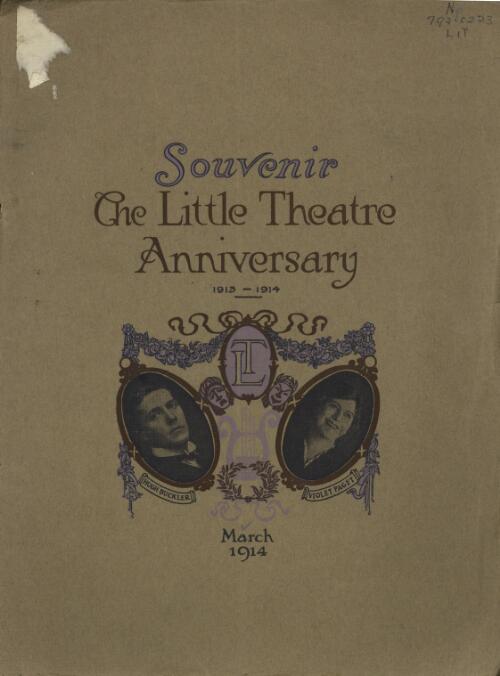 Souvenir, the Little Theatre anniversary, 1913-1914