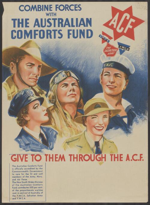 [Posters relating to the Australian Comforts Fund or ACF during World War 2] [picture]