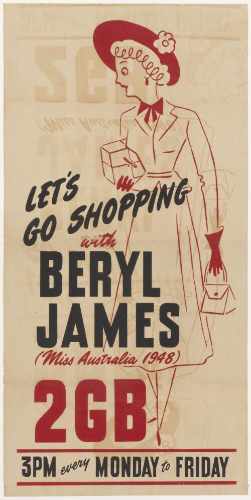 Let's go shopping with Beryl James : (Miss Australia 1948)