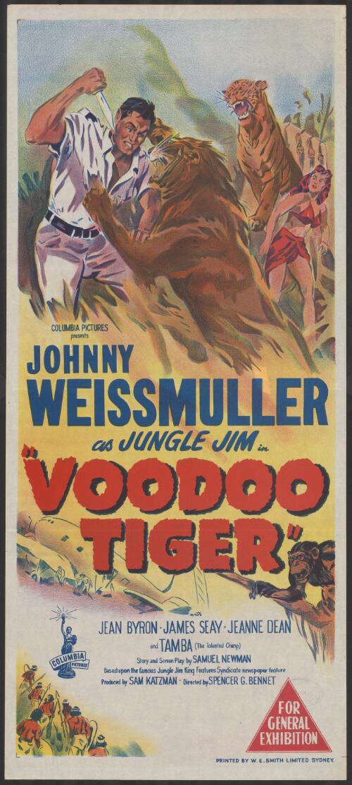 Columbia Pictures presents Johny Weissmuller as Jungle Jim in "Voodoo Tiger" [picture]
