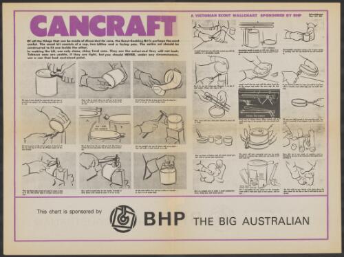 Cancraft : a Victorian Scout wallchart sponsored by BHP