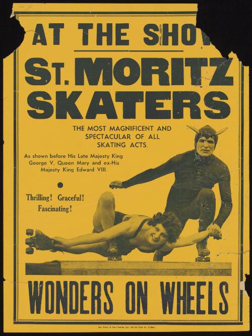 At the show St. Moritz skaters : wonders on wheels