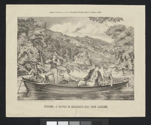 Fishing, a sketch in Mossman's Bay, Port Jackson [picture] / S.M
