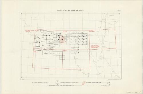 Index to G.S., G.S. maps of Egypt [cartographic material]