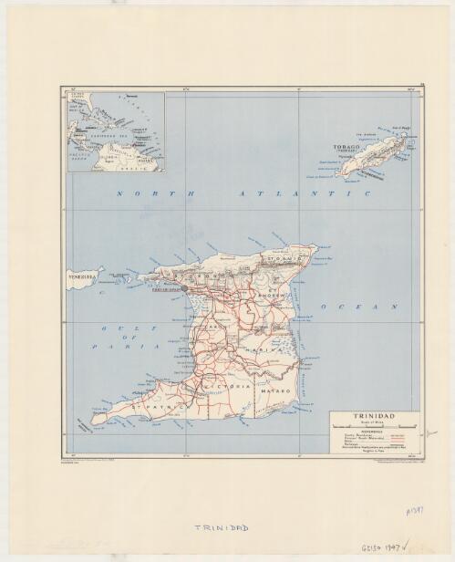 Trinidad / compiled and drawn by Directorate of Colonial Surveys ; photolithographed and printed by War Office, 1947