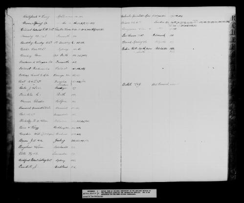 Records of Balfour Darwin Ltd relating to Australia and New Zealand (as filmed by the AJCP) [microform] : [M2527-M2533] 1902-1940
