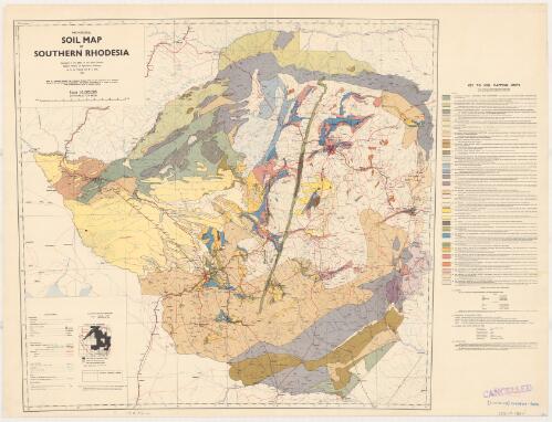Provisional soil map of Southern Rhodesia / compiled in the Office of the Chief Chemist, Federal Ministry of Agriculture, Salisbury, by R.G. Thomas and B.S. Ellis ; published by the Director of Federal Surveys