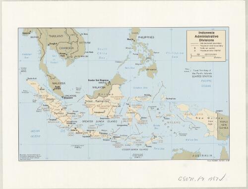 Indonesia, administrative divisions [cartographic material]