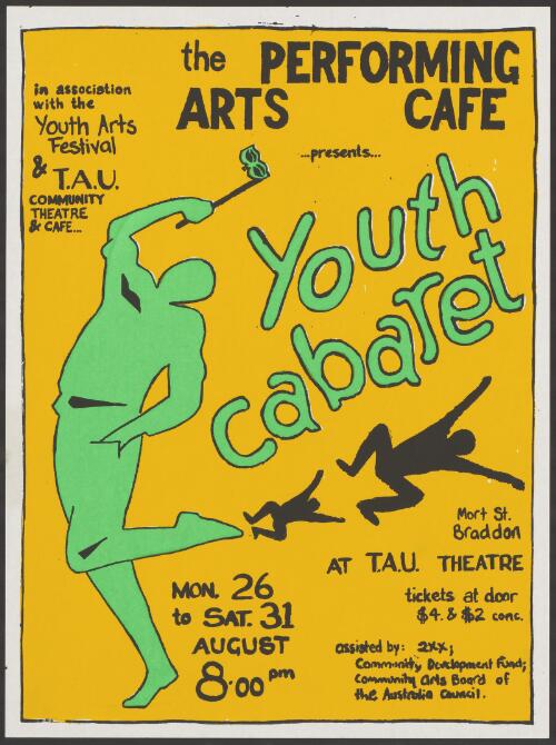 The Performing Arts Cafe presents Youth cabaret at T.A.U. Theatre