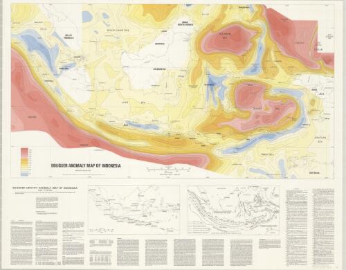 Bouguer anomaly map of Indonesia [cartographic material]