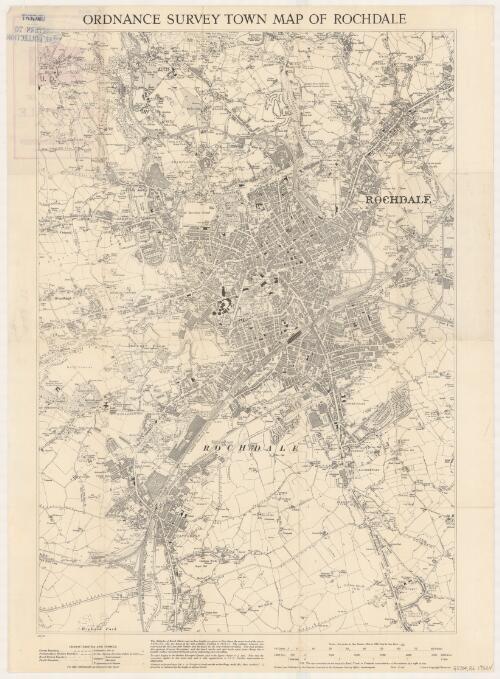 Ordnance Survey town map of Rochdale / Ordnance Survey