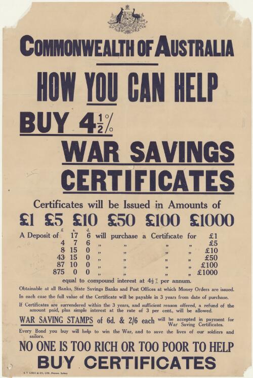 How you can help : / buy 4½% war savings certificates