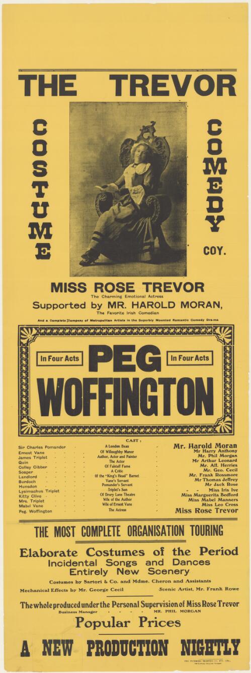 The Trevor Costume Comedy Coy : Peg Woffington