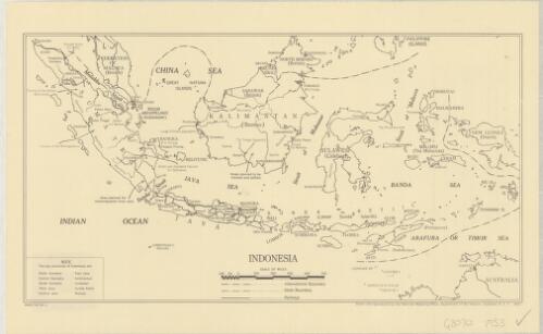 Indonesia [cartographic material] / drawn and reproduced by the National Mapping Office