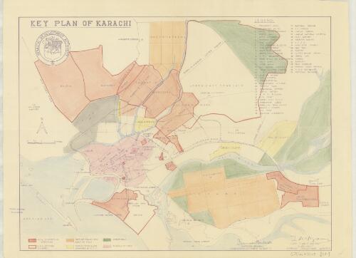 Key plan of Karachi / Karachi Development Authority