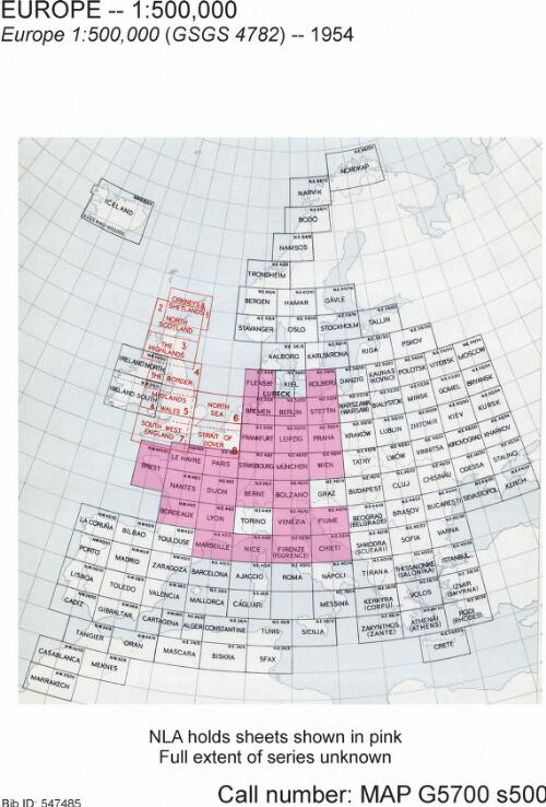 Europe 1:500,000 [cartographic material]