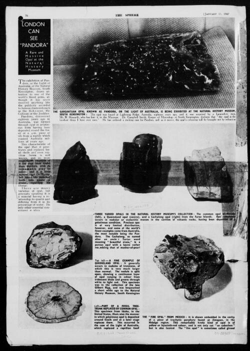 Natural History Museum: Records of the Mineralogy Department and Mineralogy Library Archive (as filmed by the AJCP) [microform] : [M2702-M2707], 1828-1957