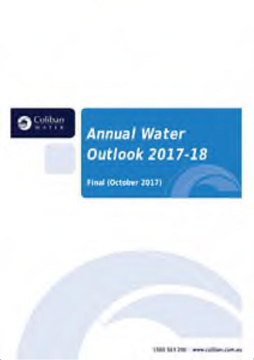Annual water outlook / Coliban Water