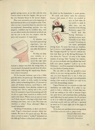 Vogue's New Book for Better Sewing // First Edition 1952 // PDF