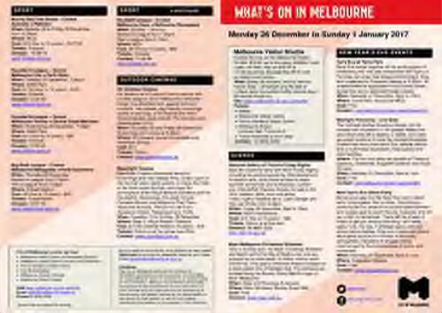 What's on in Melbourne