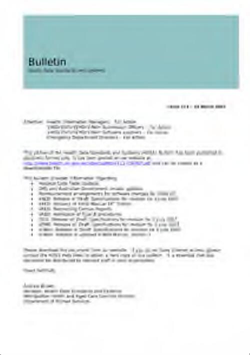 HDSS bulletin