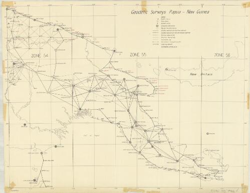 Geodetic surveys Papua New Guinea [cartographic material]