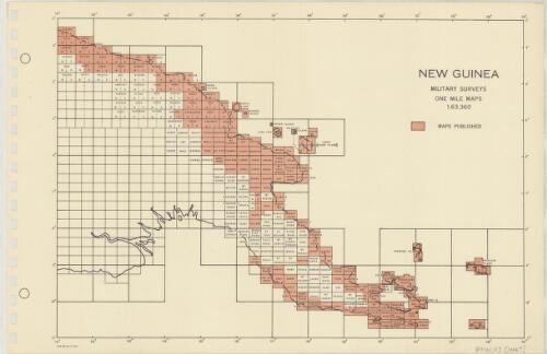New Guinea, military surveys, one mile maps, 1:63,360 [cartographic material]