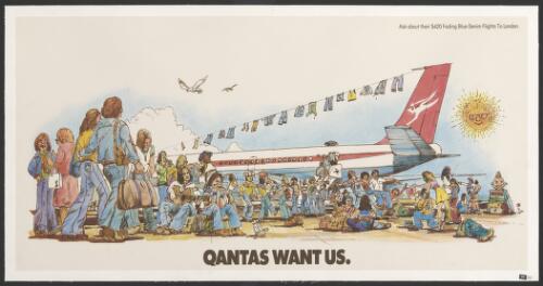 [Collection of overseas travel posters] [picture] / [Qantas]