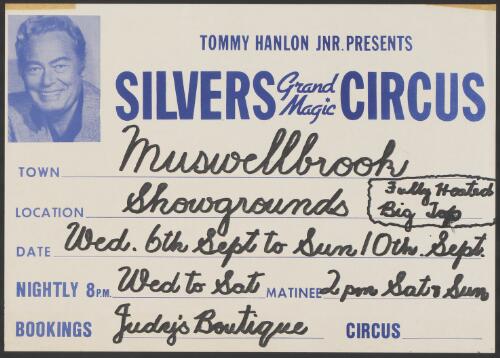 Tommy Hanlon Jnr. presents Silvers Grand Magic Circus